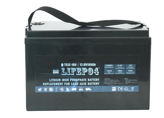 Tragbare ABS 12v 100ah Batterie Lithium-Lifepo4 für Ersatzenergie