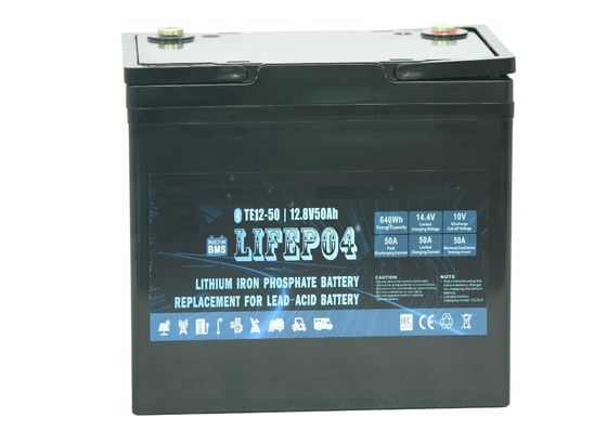 ABS tragbare Ersatzenergie-Lithium-Batterie Lifepo4 12v 50ah