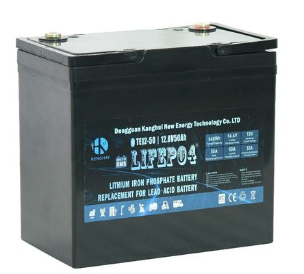 25.5kg Lifepo4 UPS Batterie Spannung 12V Maximalladeströmung 50A 500Ah
