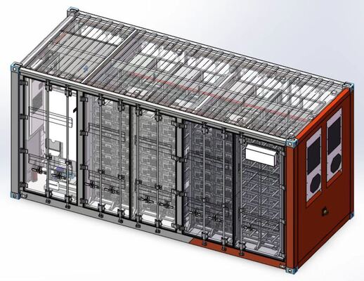 Anpassungsfähiges Outdoor-BESS-Energiespeichersystem mit Batterie